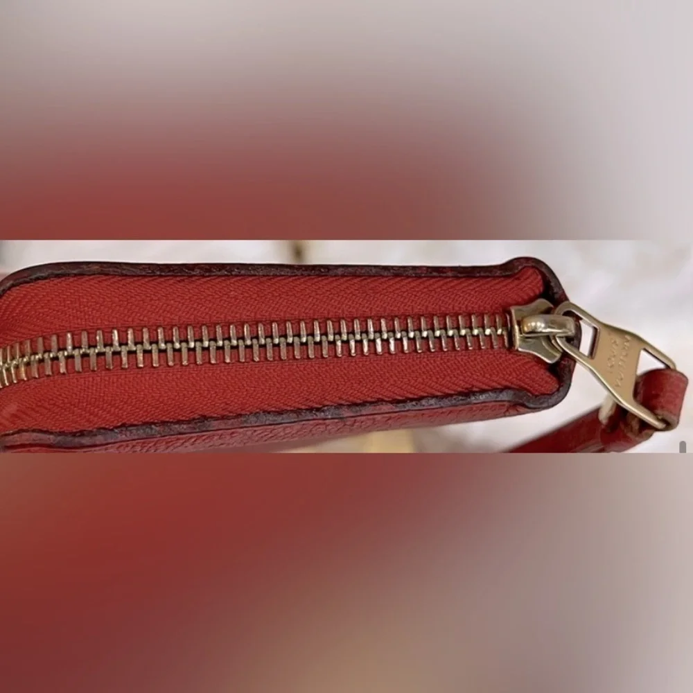 Louis Vuitton Monogram Empreinte Leather Zip Long Wallet